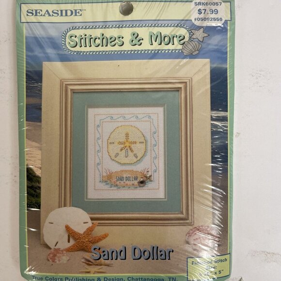 Seaside Stitches & More Sand Dollar Cross stitch kit #05092556 - Picture 8 of 13